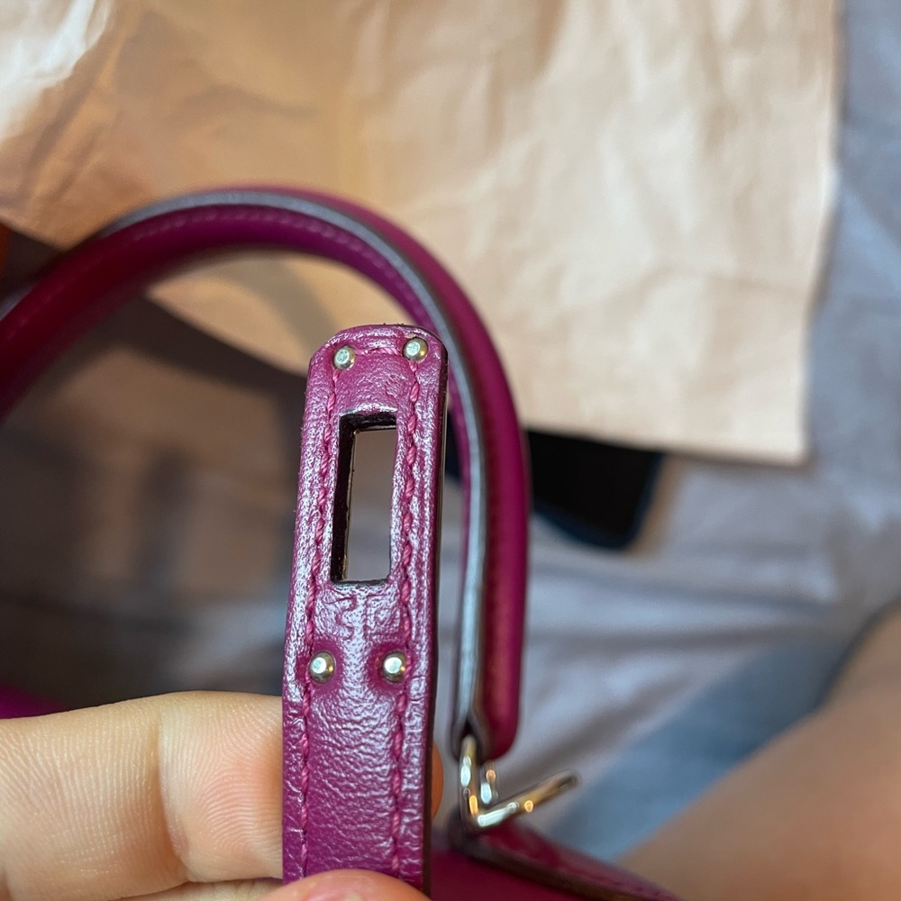 Hermes Kelly 25 Bag in Purple - Picture 4 of 15